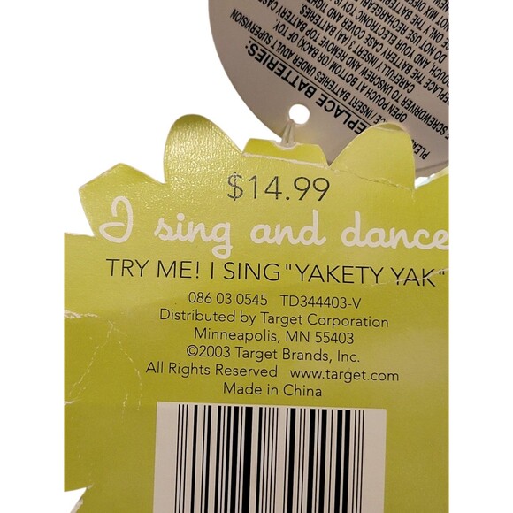 2003 Target Animated Chick Chicken Easter 12" Dancing Singing With Tags - Picture 4 of 8